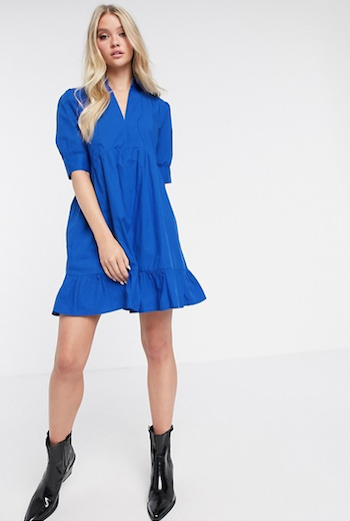 How To Wear This Year's Beautiful Bright Blue smock